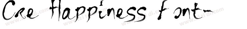Cre Happiness Font字体转换
